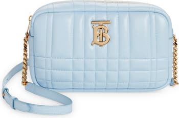 Burberry Lola Small Check-Quilted Shoulder Bag