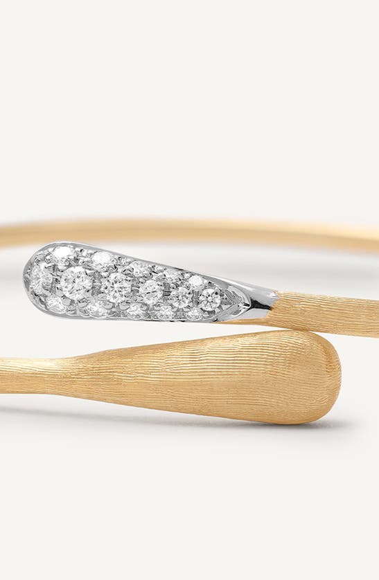 Marco Bicego 18k Yellow Gold Lucia Diamond Bangle Bracelet In Yellow Gold