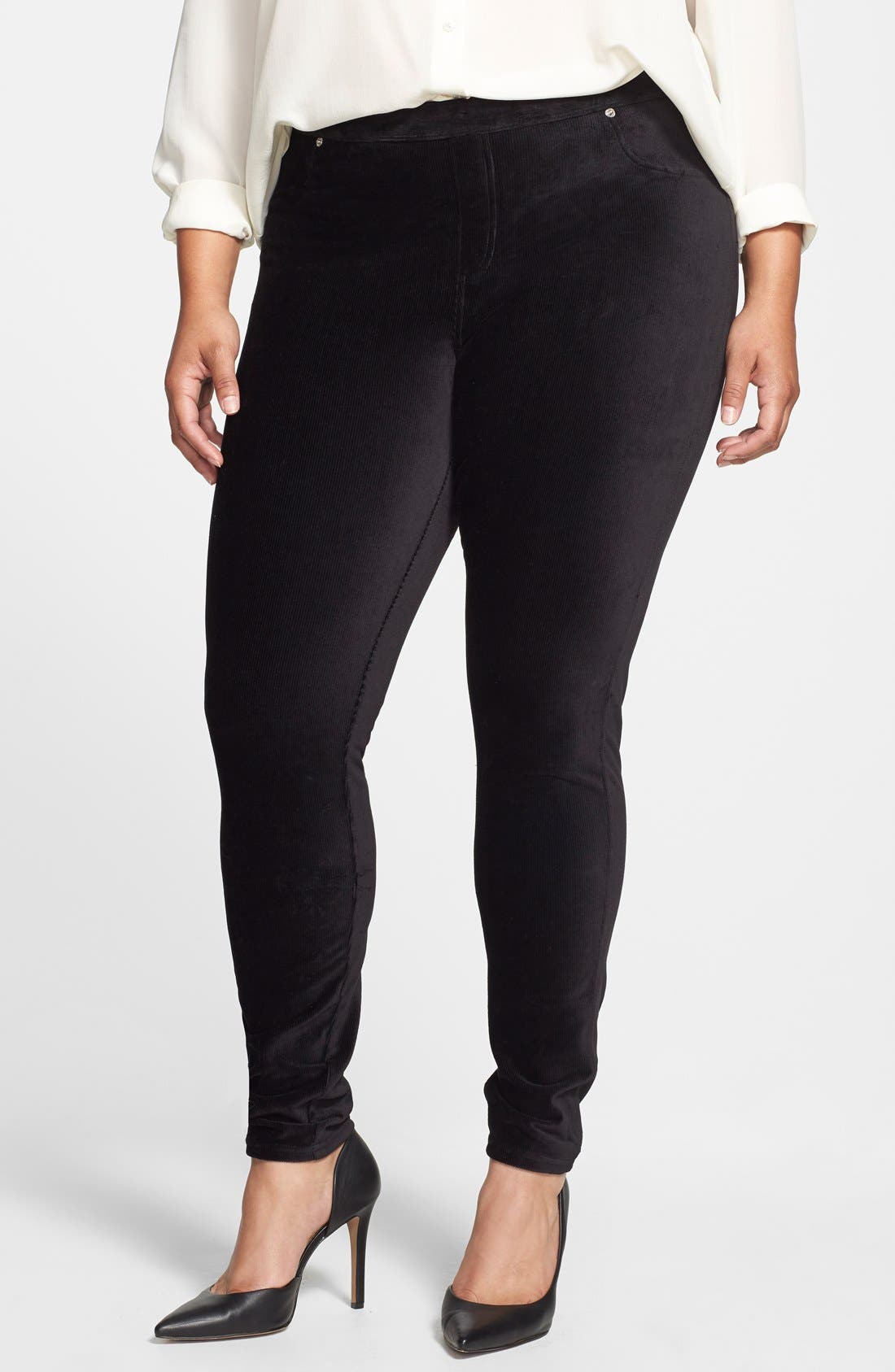 MICHAEL Michael Kors Stretch Corduroy Leggings (Plus Size) | Nordstrom