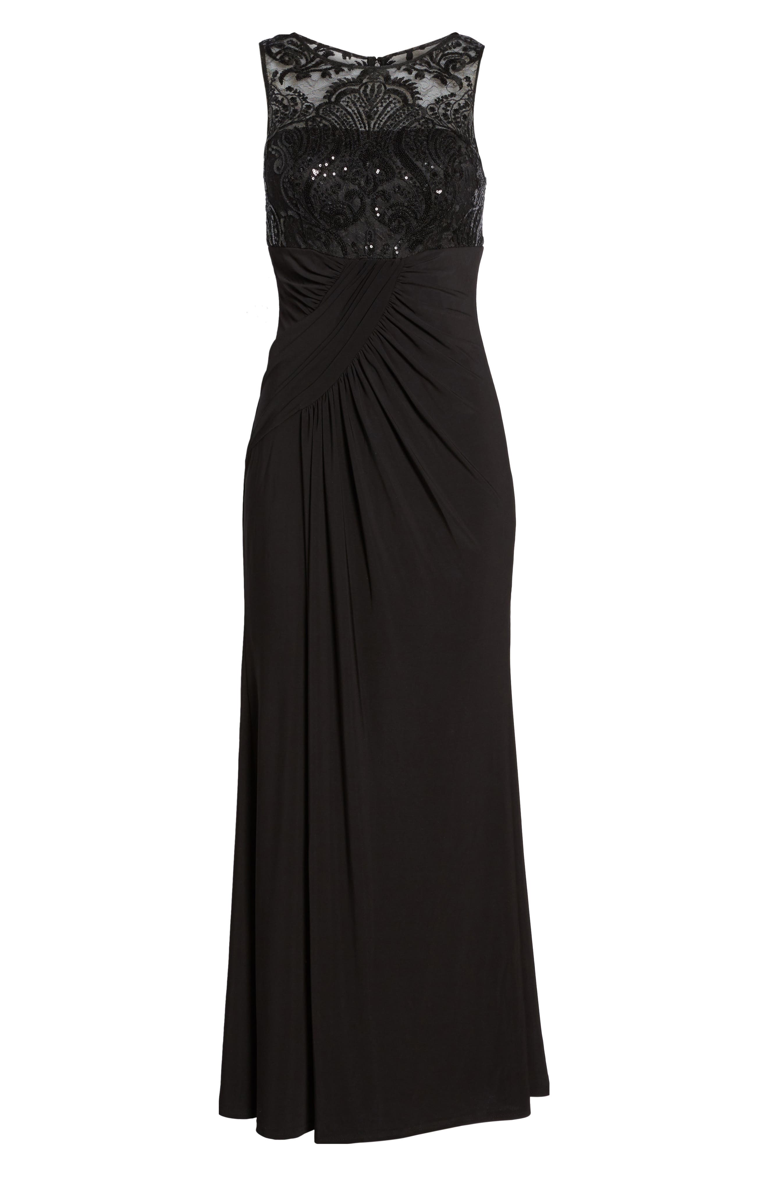 Eliza J Draped Sleeveless Gown Nordstrom