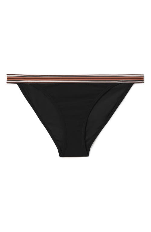 Shop Reiss Yve Bikini Bottoms In Black/brown