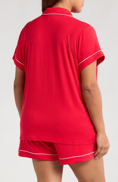 Shop Nordstrom Moonlight Eco Short Pajamas In Red Toreador