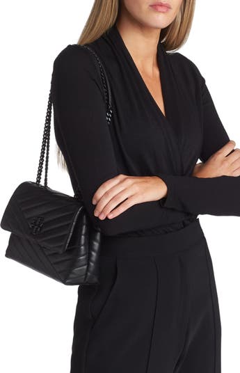 Kira Chevron Convertible Shoulder Bag: Women's Designer Shoulder