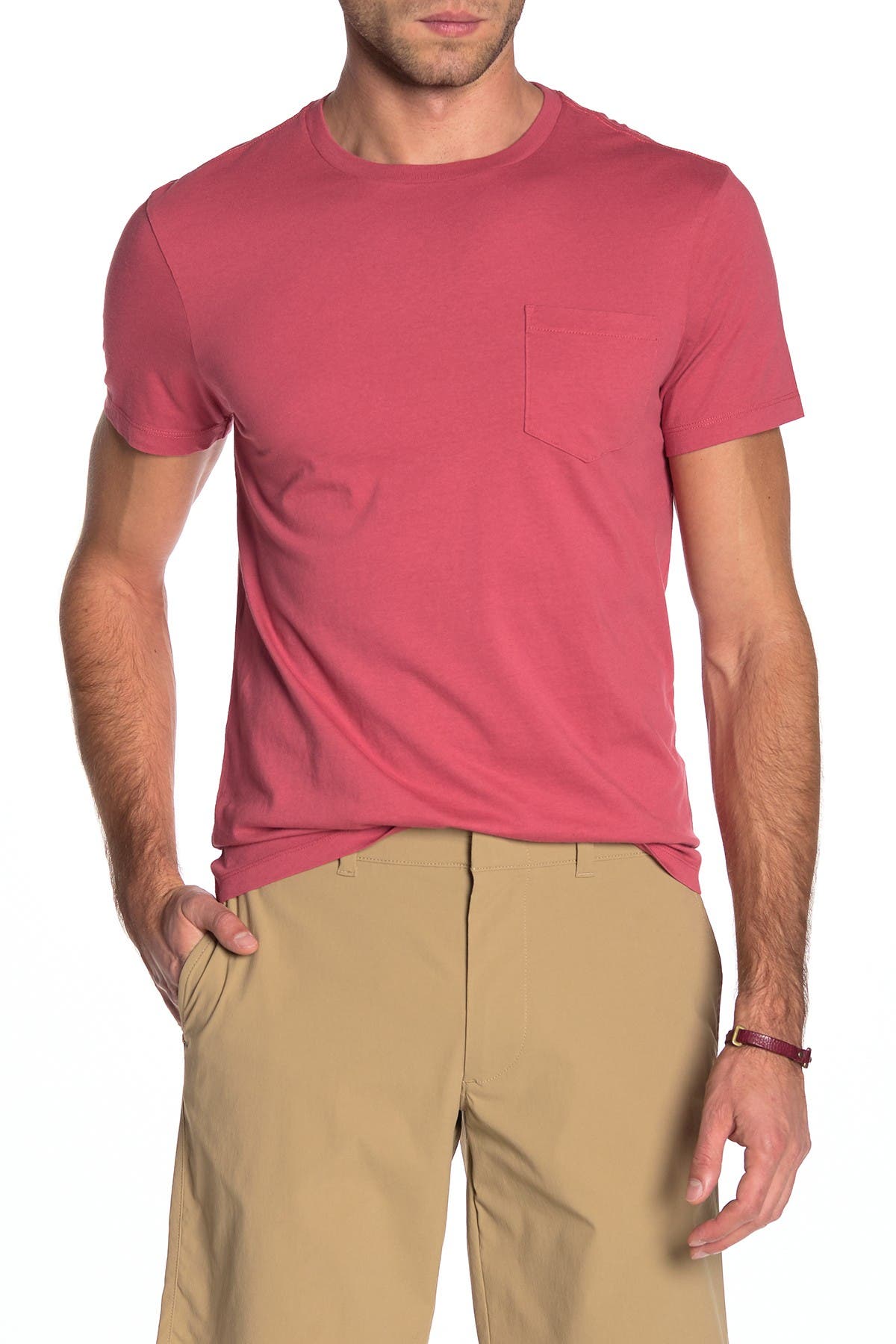 j crew slim washed pocket tee