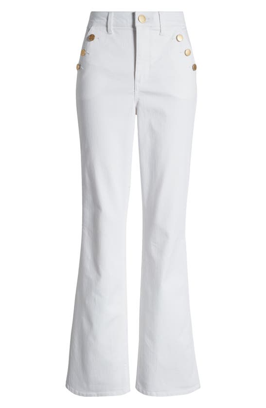 Wit & Wisdom 'ab'solution Skyrise Flare Jeans In Opw Optic