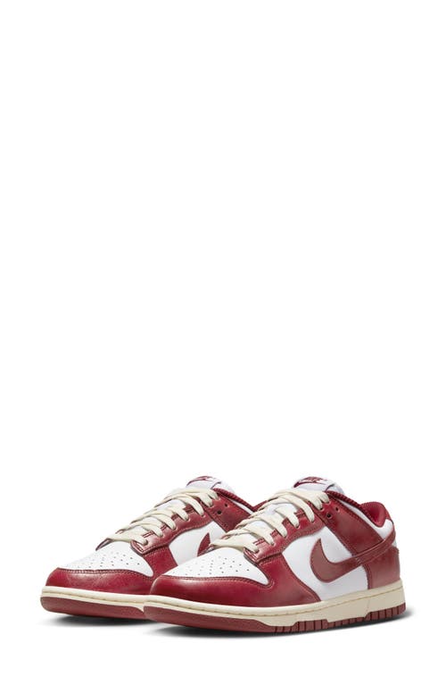 Nike Dunk Low Premium Sneaker In Red
