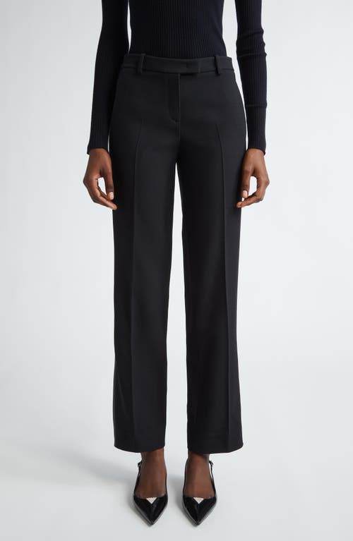 Michael Kors Collection Tuxedo Ankle Pants In Black