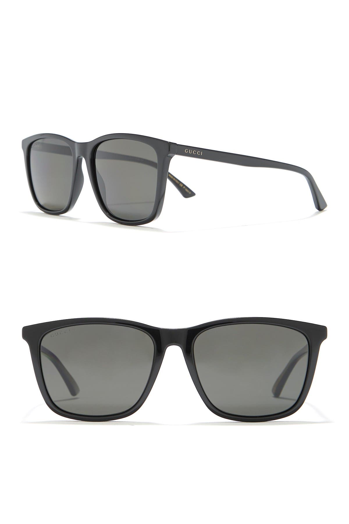 gucci 58mm square sunglasses