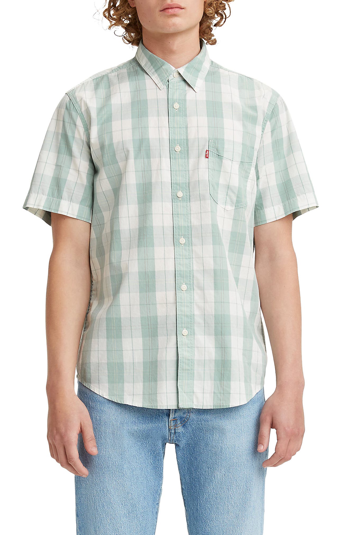 levis button up shirt