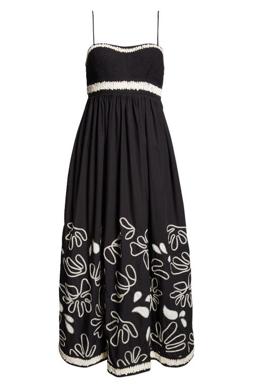 Shop Ulla Johnson Hollis Sleeveless Maxi Dress In Raven