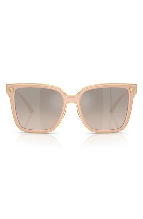 Versace 58mm Butterfly Sunglasses In Blush