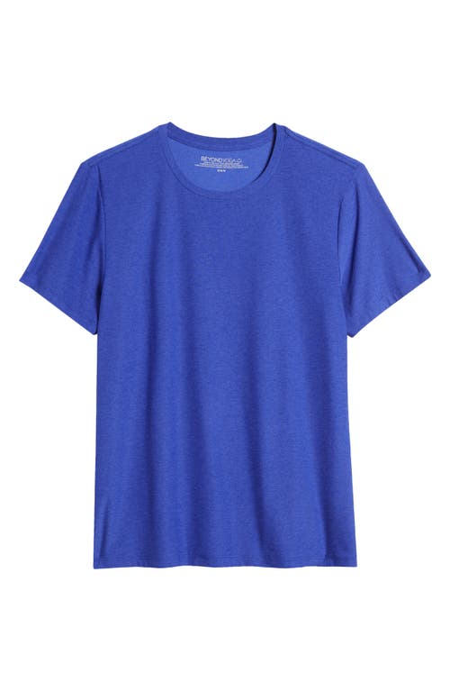 Beyond Yoga Featherweight Always Beyond Performance T-shirt In Royal Blue Pop Heath