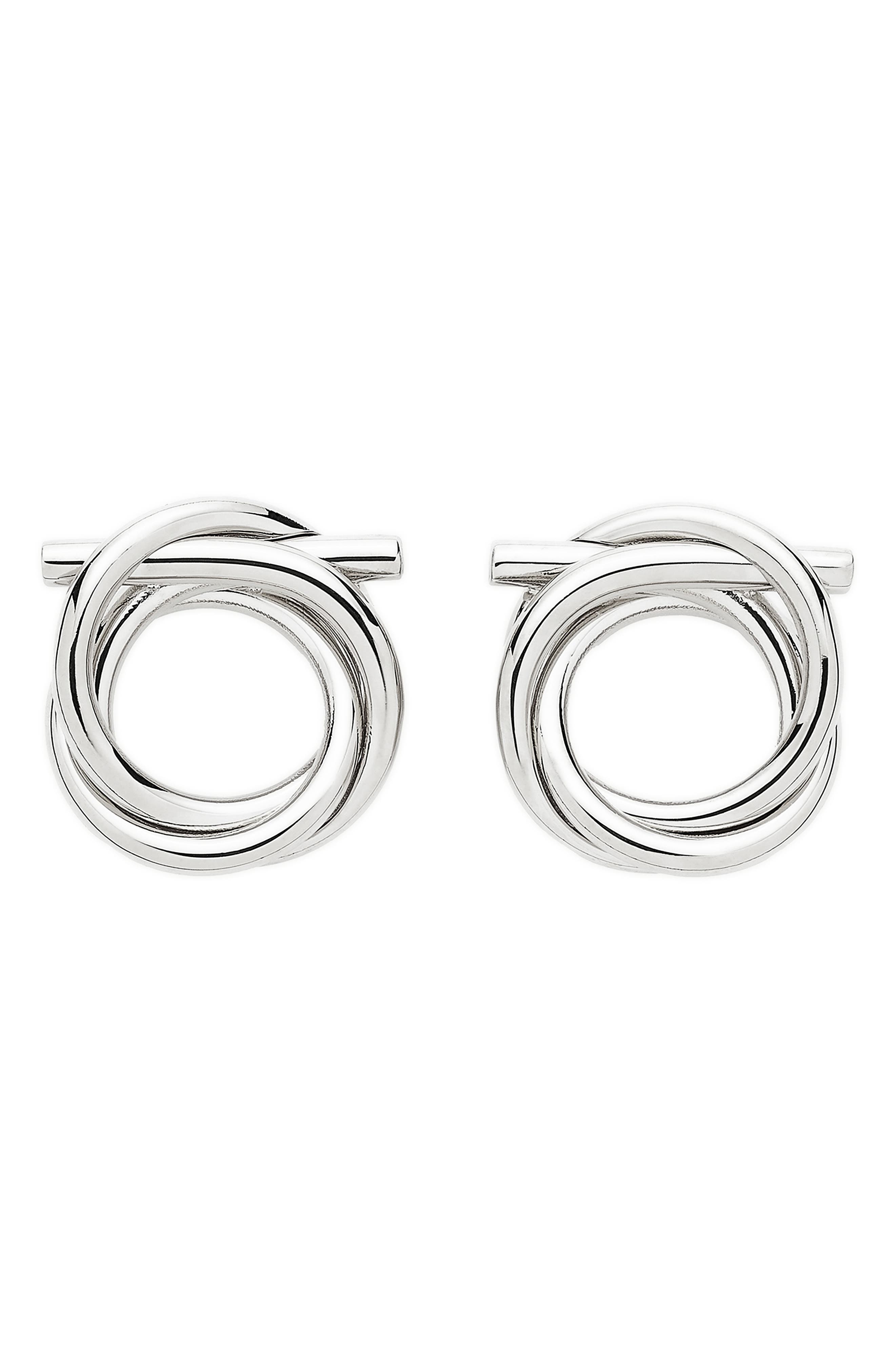 ferragamo hoop earrings