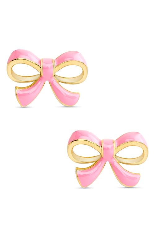 Lily Nily Bow Stud Earrings in Gold at Nordstrom