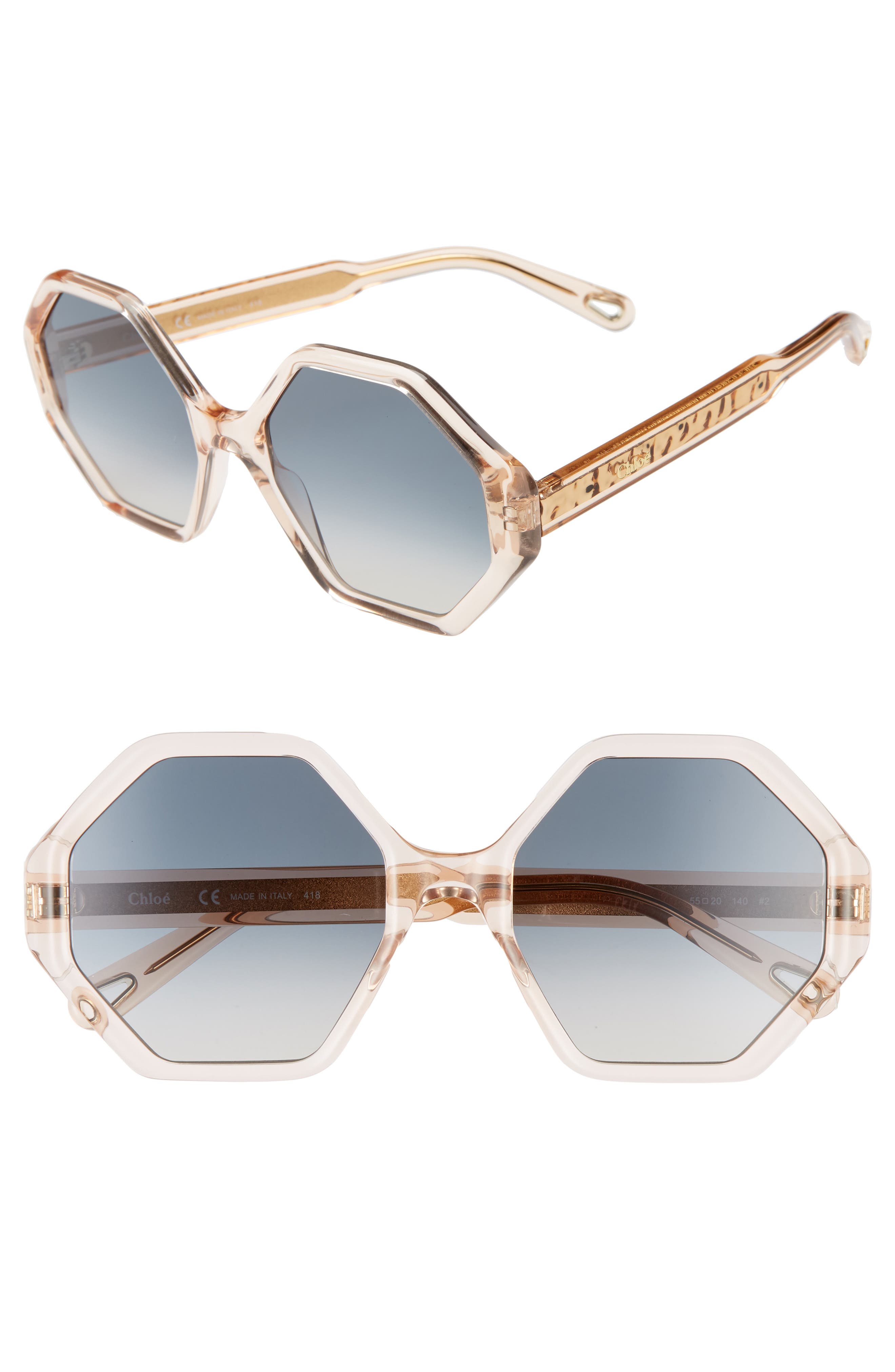 Chloe Willow Geometric sunglasses Chloé - Ethical Geometric Sunglasses - CH0082S 003  main image 4