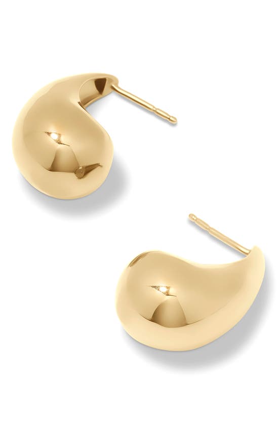 Shop Brook & York Farrah Teardrop Hoop Earrings In Gold