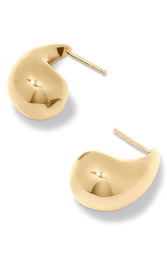 Brook & York Farrah Teardrop Hoop Earrings In Gold