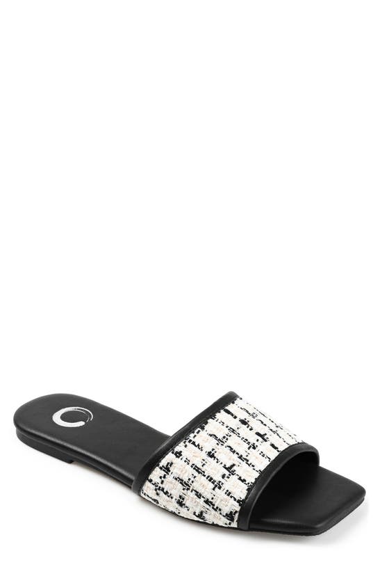 Journee Collection Women's Mikala Slide Sandal Women's Shoes In Black