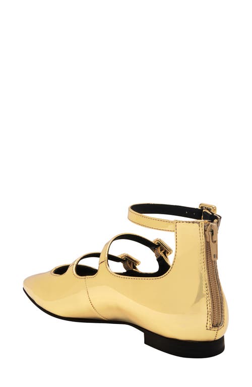 Shop Katy Perry Confidant Mary Jane Flat In Gold