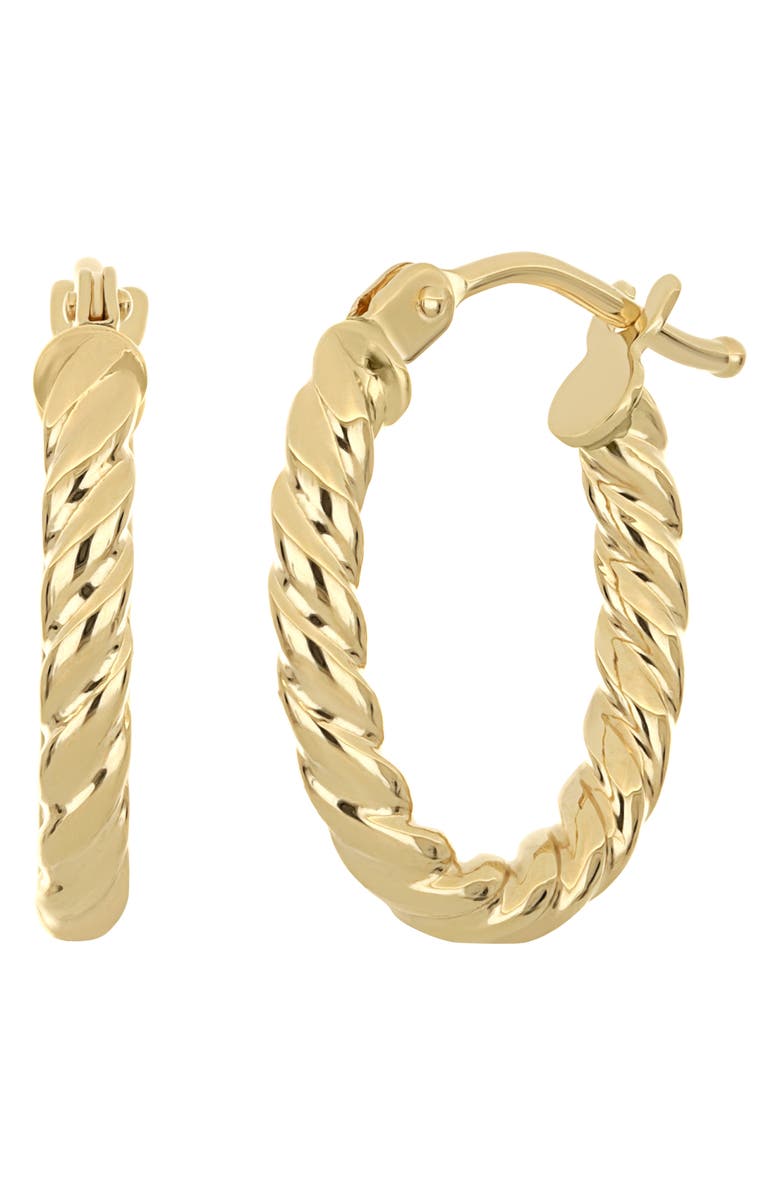 Bony Levy 14K Gold Twisted Hoop Earrings | Nordstrom