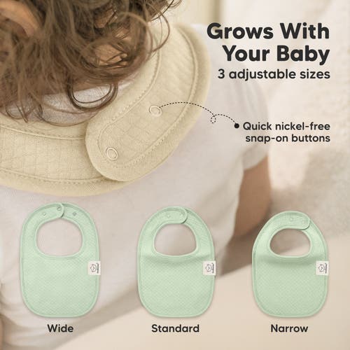 Shop Keababies 8-pack Quin Drool Bibs In Dawn