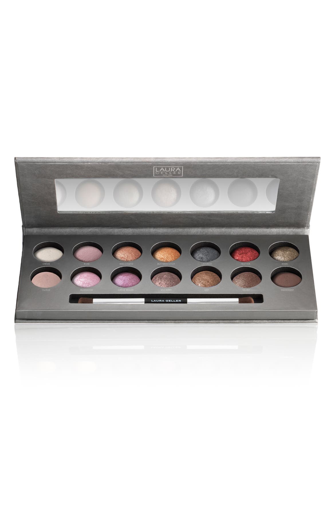 LAURA GELLER BEAUTY Delectable Baked Eyeshadow Palette, Main, color, SMOKEY NEUTRALS