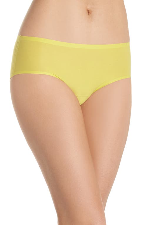Soft Stretch Seamless Hipster Panties in Citrus Yellow-J6