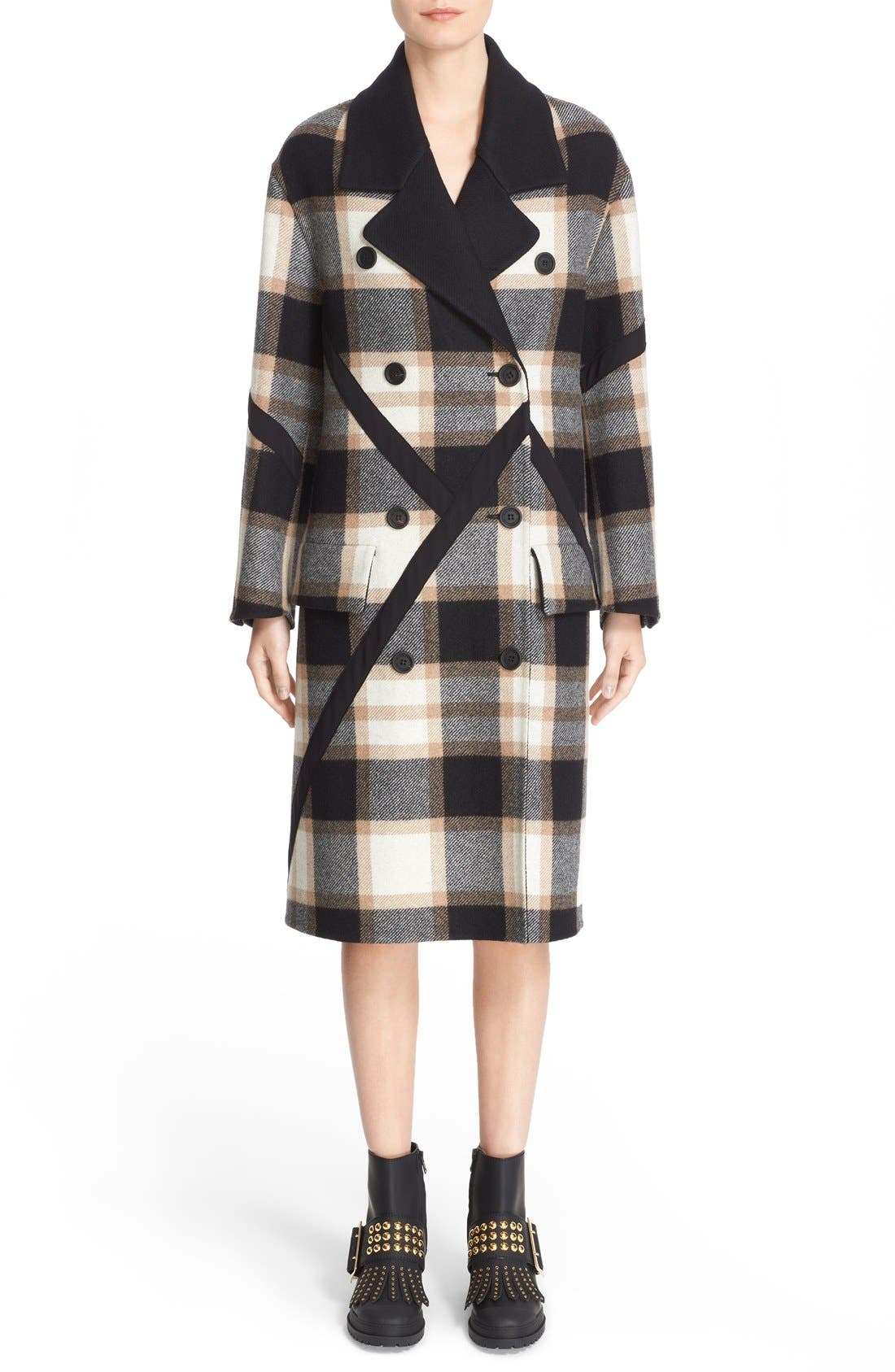 Burberry Tartan Plaid Wool Coat Nordstrom