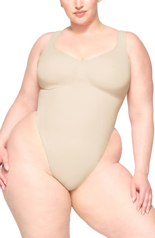 SKIMS Fits Everybody Cami Thong Bodysuit in Sienna Size X-Large
