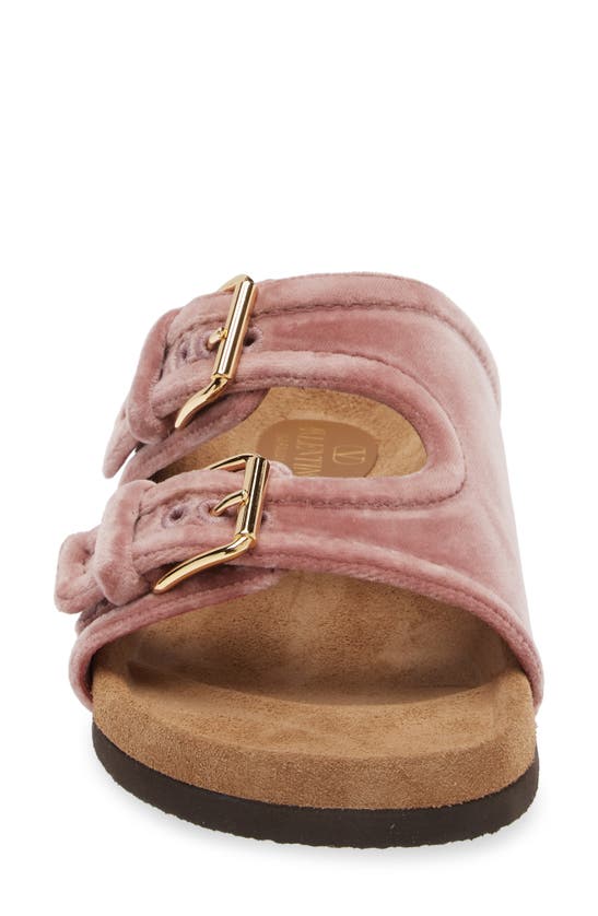 Valentino Anywear Slide Sandal In Lip/ Sigaro