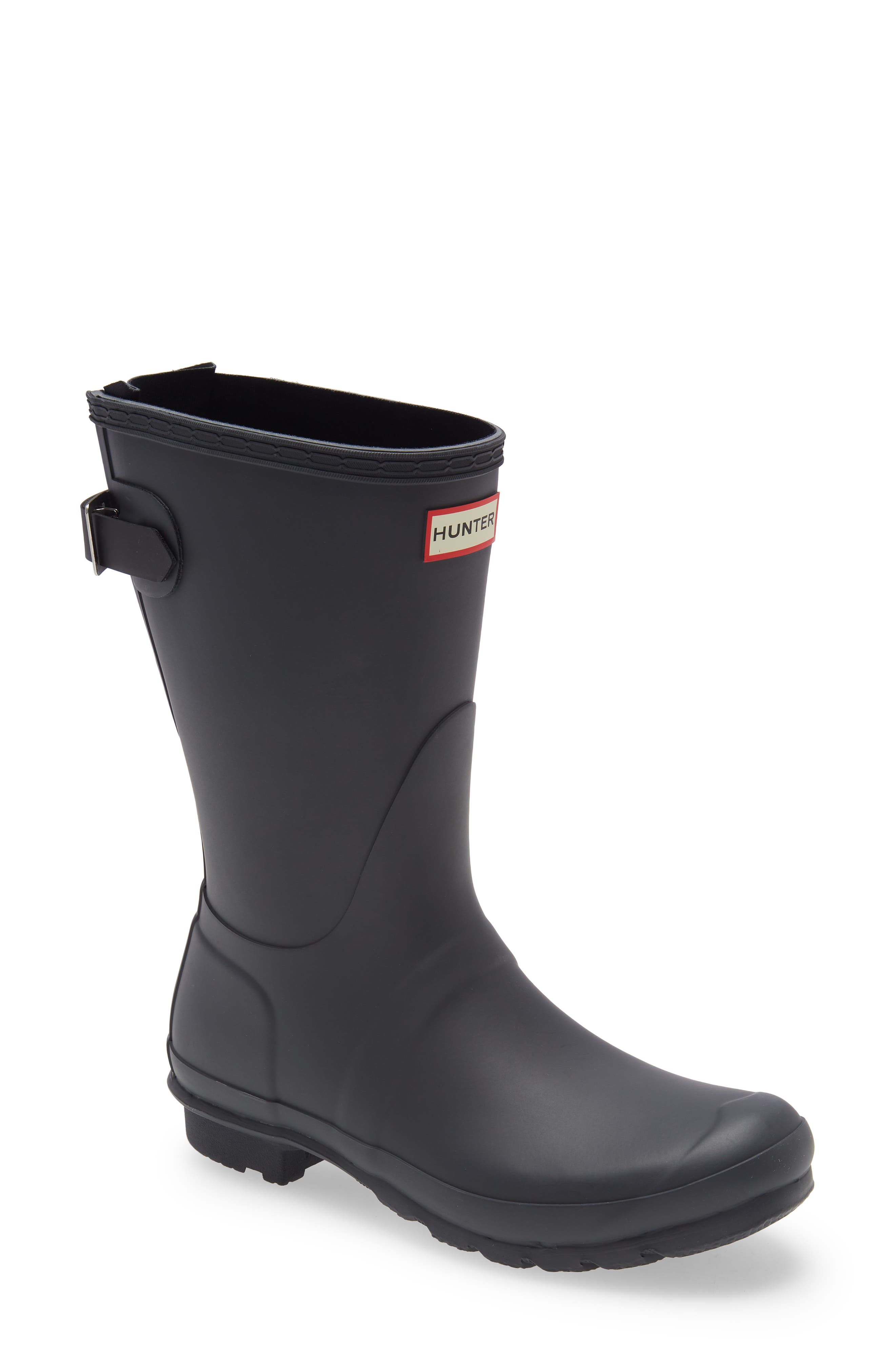 women's original short back adjustable rain boots