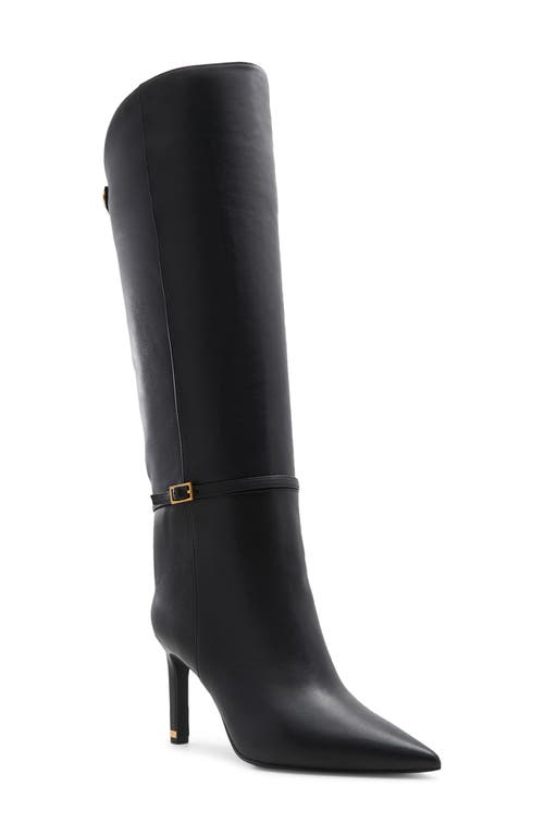 Shop Ted Baker London Piper Pointed Toe Knee High Boot In Black