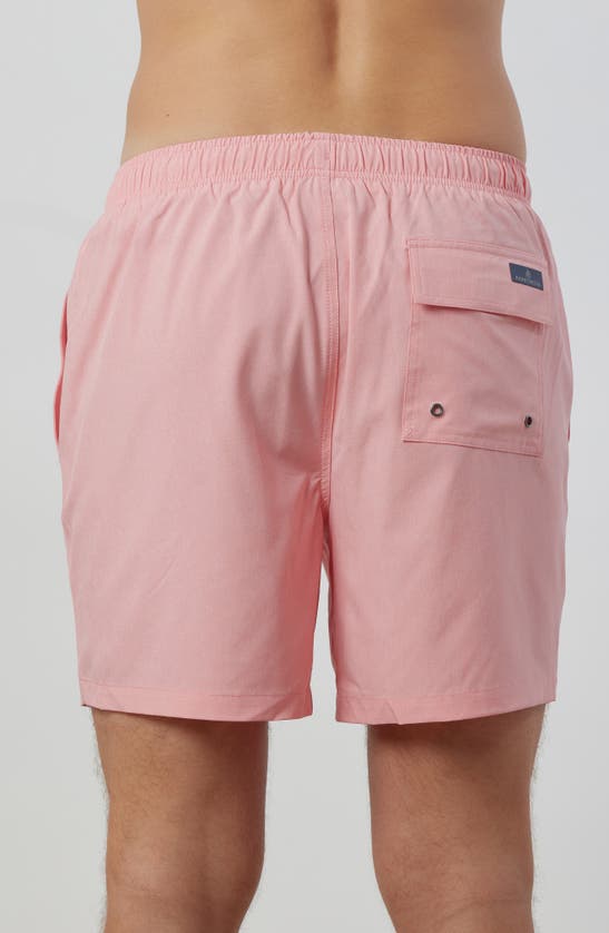 Rainforest Not Your Average Solid Swim Trunks In Flamingo Pink