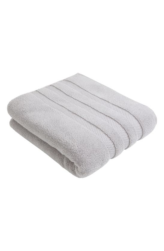 Shop Bedhog 8-piece Zero Twist Cotton Towel Set In Silver