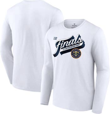 Men's Fanatics Branded Heather Blue New York Rangers Keep The Zone Long Sleeve T-Shirt Size: Small