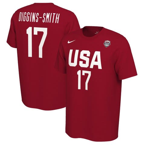 Men's Nike Noah Syndergaard Red Los Angeles Angels Name & Number T-Shirt Size: Medium