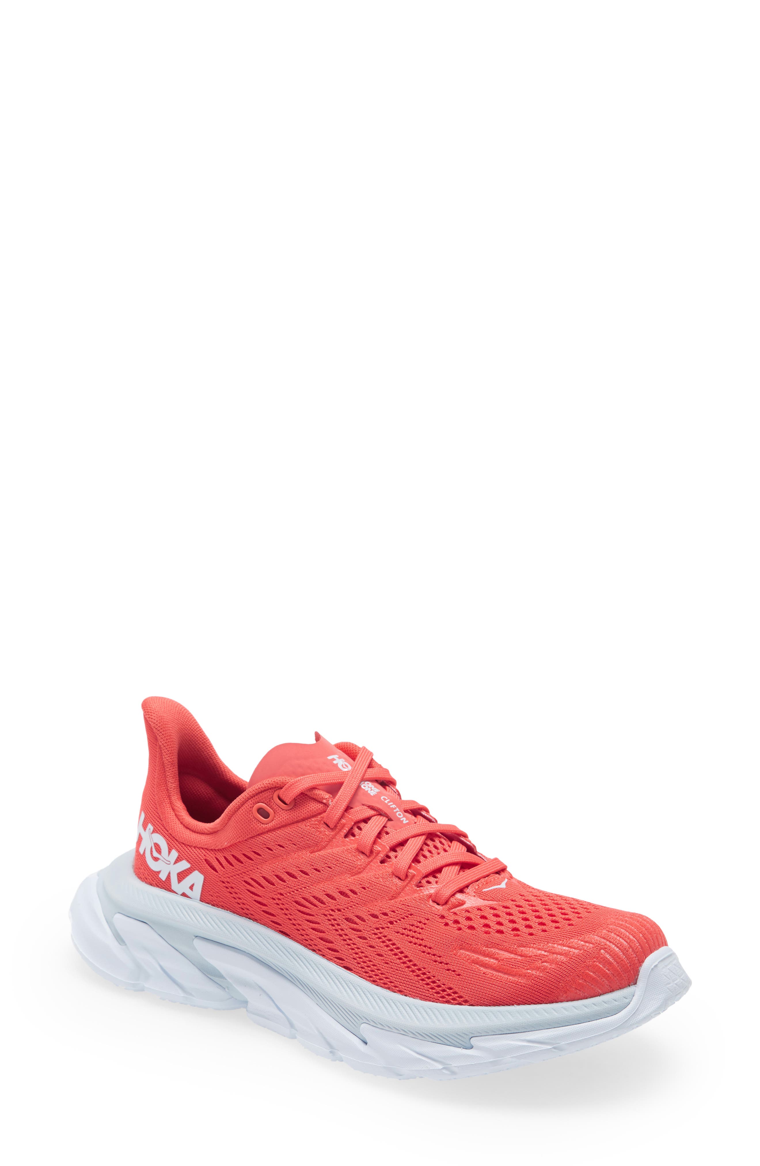 red womens running shoes