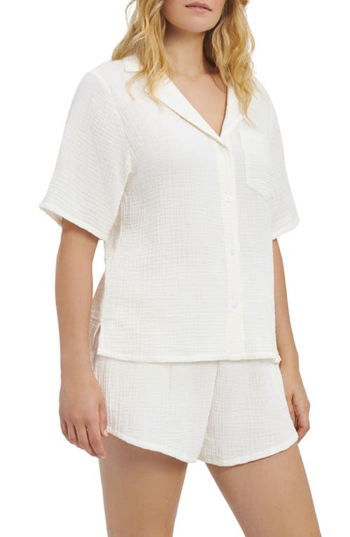 UGG(r) Vivianne Cotton Pajama Top in Nimbus