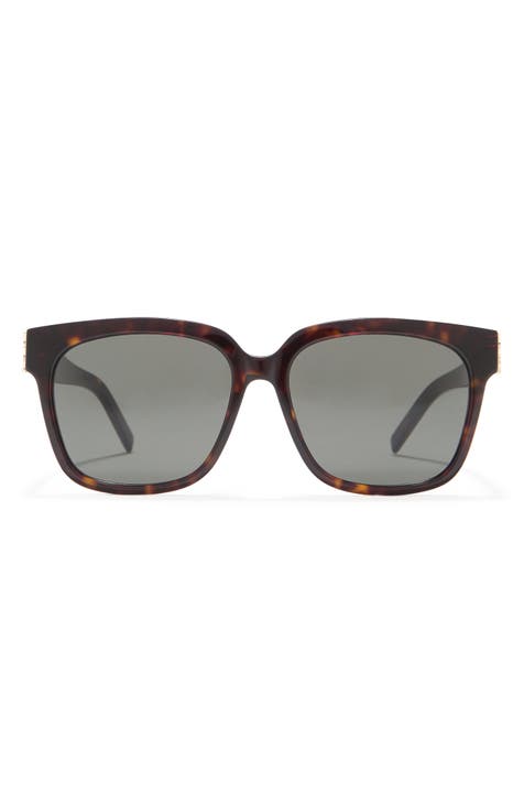 SAINT LAURENT: sunglasses for woman - Black  Saint Laurent sunglasses  758460Y9956 online at