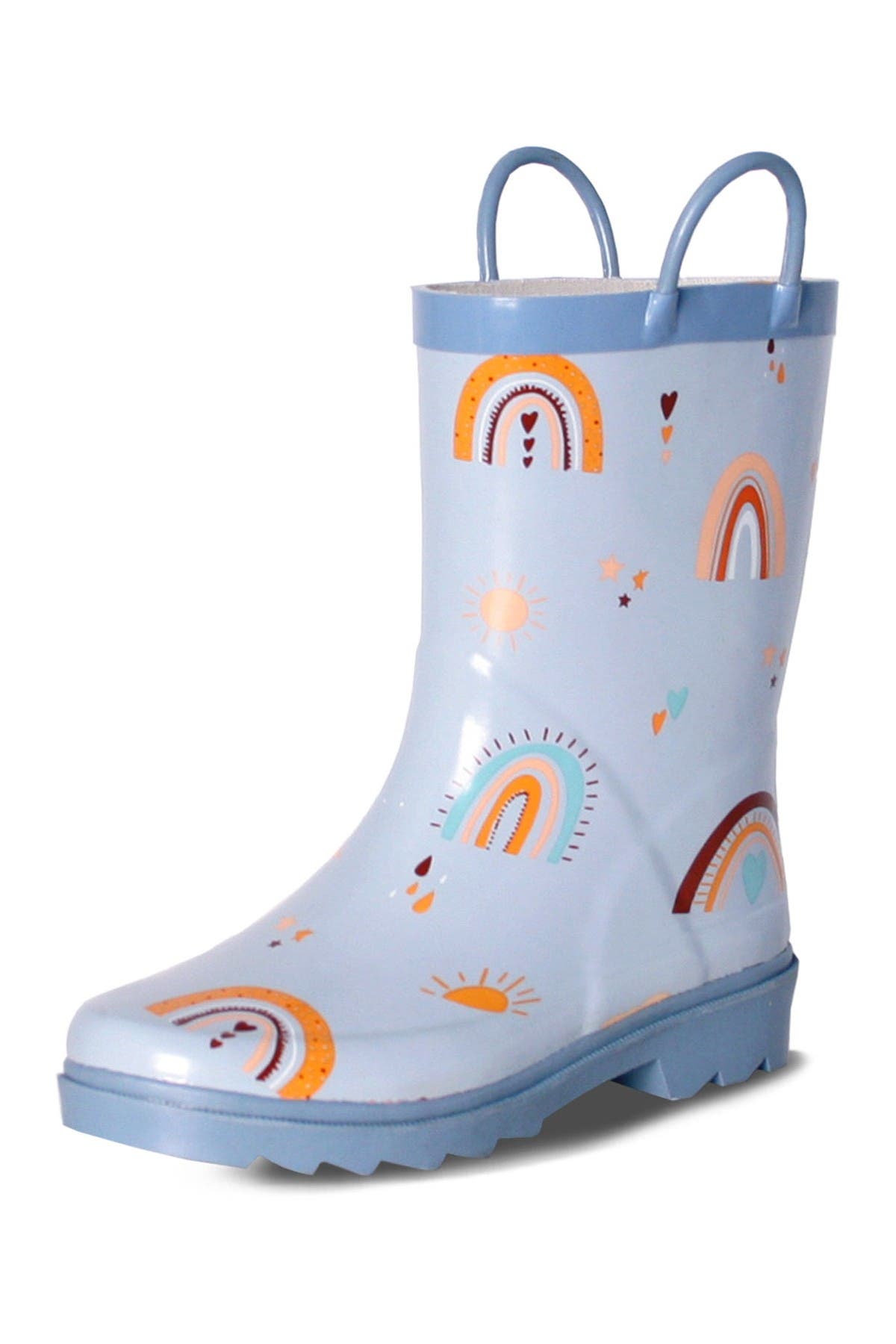 Nomad Footwear Splashy Kids Rain Boot In Boho Rainbows