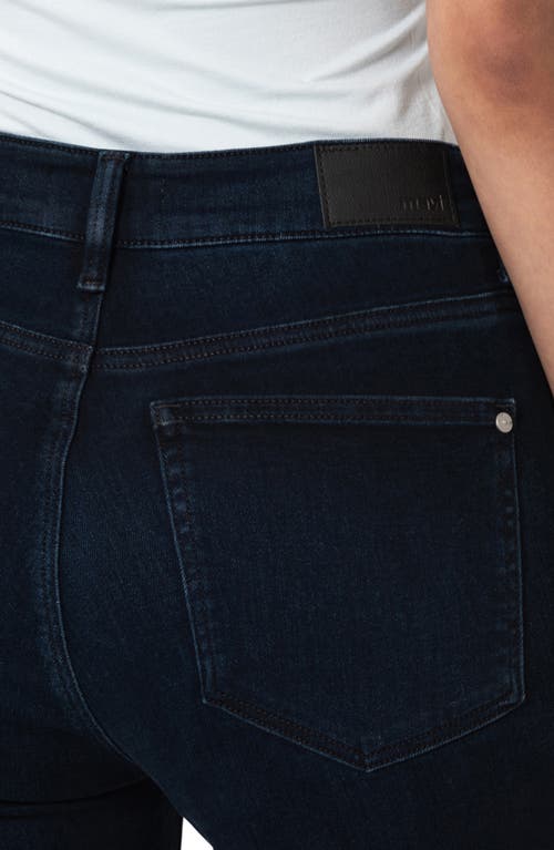 Mavi Jeans Kathleen High Waist Cuffed Slim Straight Leg Jeans In Midnight Feather Blue