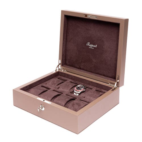 Shop Rapport London Vantage Eight Watch Box In Earth