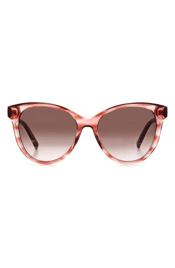 Missoni 54mm Gradient Cat Eye Sunglasses In Brown