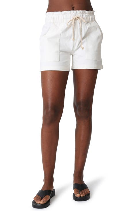 Courtney Paperbag Waist Shorts- Deep Camel