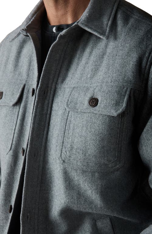 The Normal Brand Brisghtside Flannel Lined Workwear Jacket In Ash