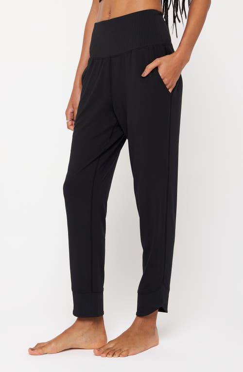 Shop Spiritual Gangster Brooke Hybrid Jogger In Black