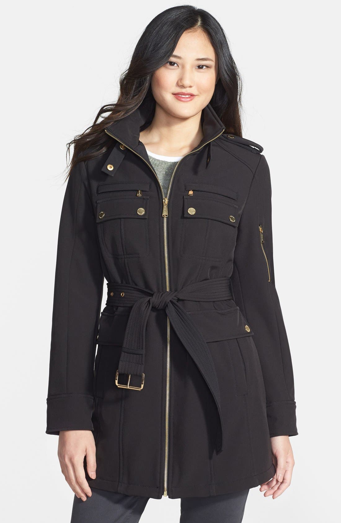 MICHAEL Michael Kors Soft Shell Field Jacket (Regular & Petite) Nordstrom