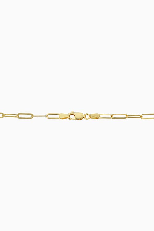 Shop Oradina 18k Gold Venice Link Paperclip Necklace In Yellow Gold