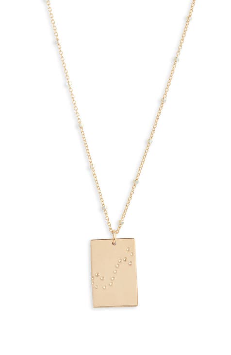 Scorpio hot sale necklace gold