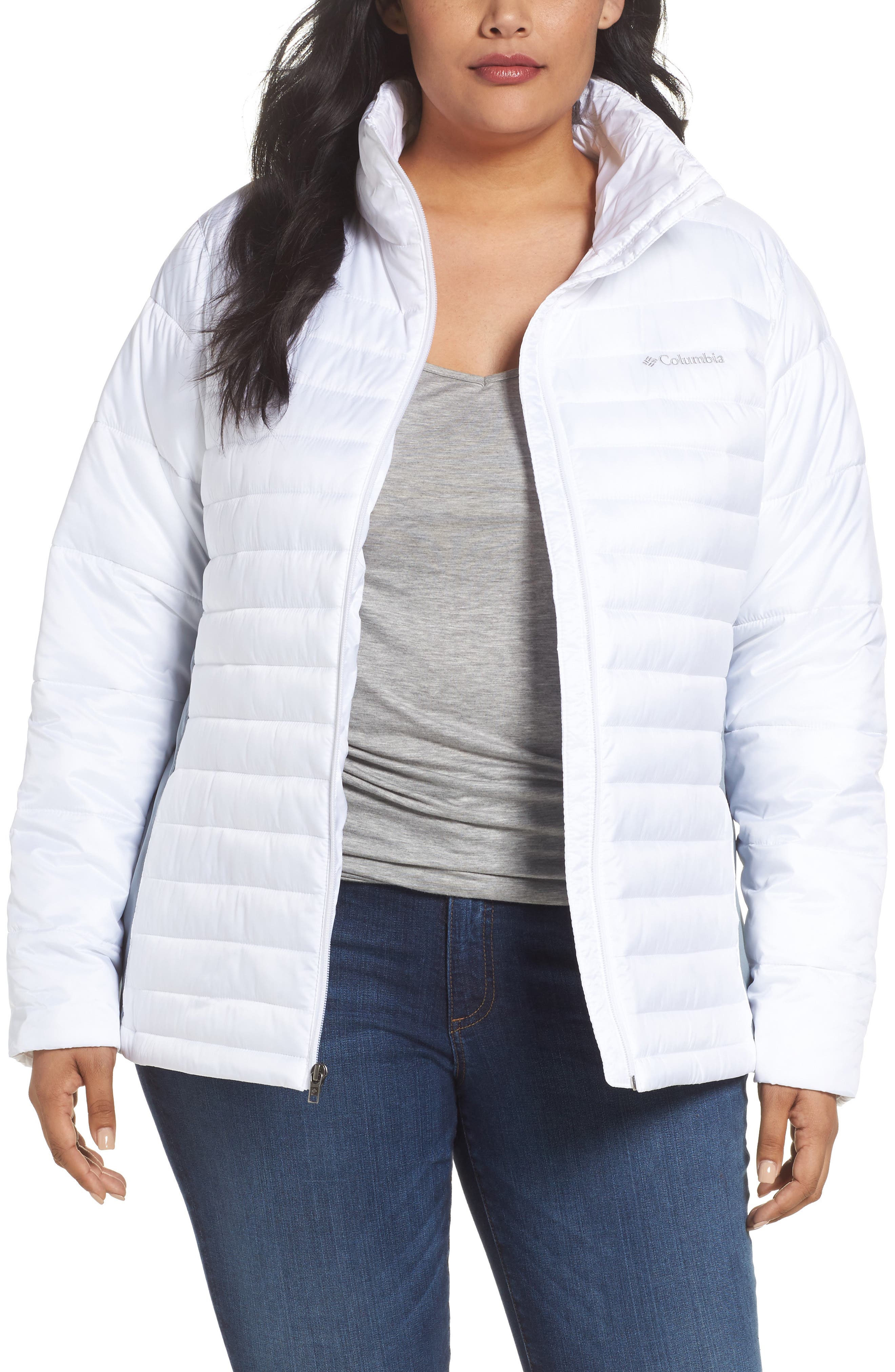 columbia powder pillow hybrid jacket plus size